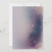 Winter Glow Birthday Flat Greeting Card カード (裏面)