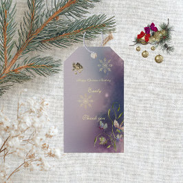 Winter Glow Birthday gift tags  ギフトタグ