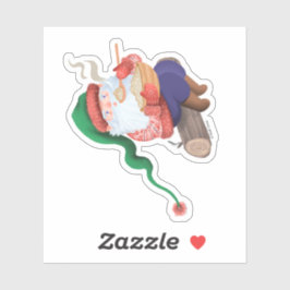 Winter Gnome Jultomten  シール