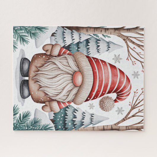 Winter Gnome Puzzle ジグソーパズル (横)