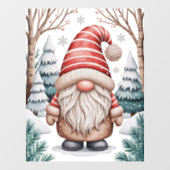 Winter Gnome Window Cling ウィンドウサイン (シート)