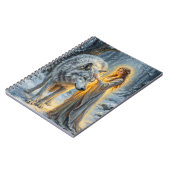 Winter Goddess & White Wolf ノートブック (左側)