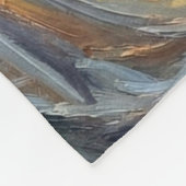 Winter Goddess & White Wolf フリースブランケット (角)