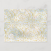 Winter Golden 50th Anniversary Save the Date Photo 案内ポストカード (裏面)