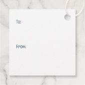 Winter Goldendoodle Dog Cute Snowman フェイバータグ (裏面)