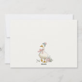 Winter Goose Christmas Funny Merry Goosmas Photo シーズンカード (裏面)