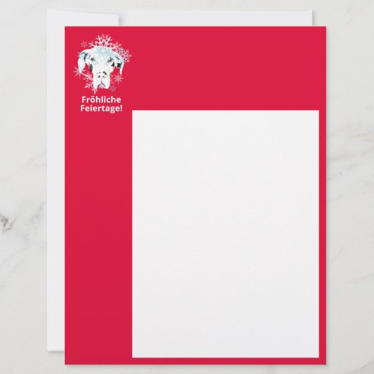 Winter Great Dane (正面)