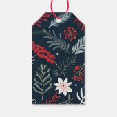 Winter greenery botanical Merry Christmas  ギフトタグ (裏面)