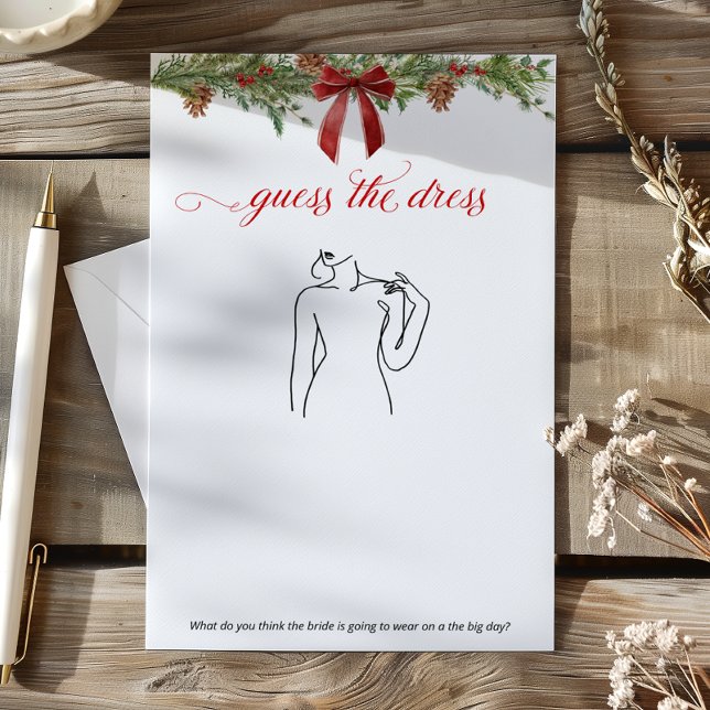 Winter Greenery Red Guess the Dress game (クリエイターアップロード済み)