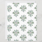 Winter Greens and Berries Scrapbook paper (正面)