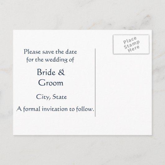 Winter Greets日付ポストカードの保存 案内ポストカード (裏面)