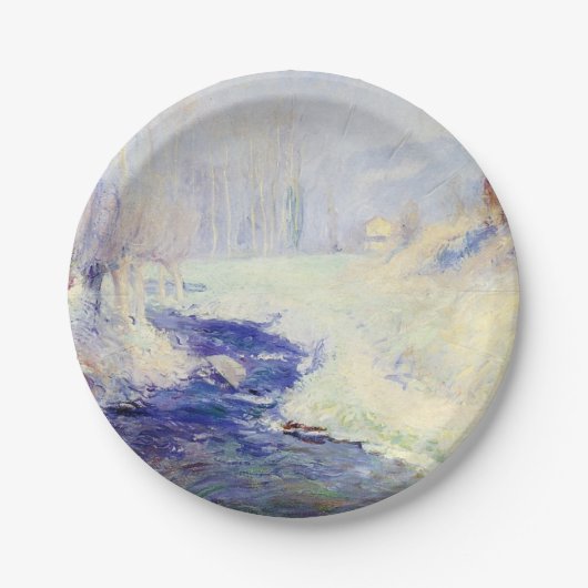 Winter (Guyバラ) ペーパープレート (正面)