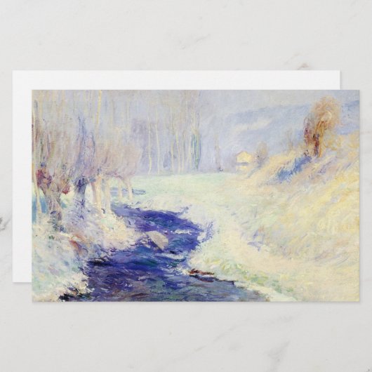 Winter (Guyバラ) 便箋 (正面/裏面)