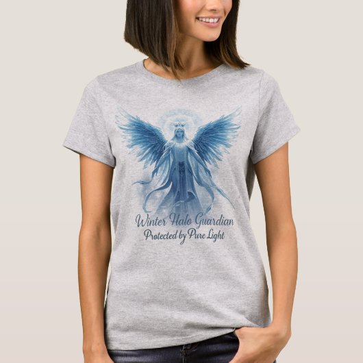 Winter Halo Guardian – Protected by Pure Light  Tシャツ (正面)