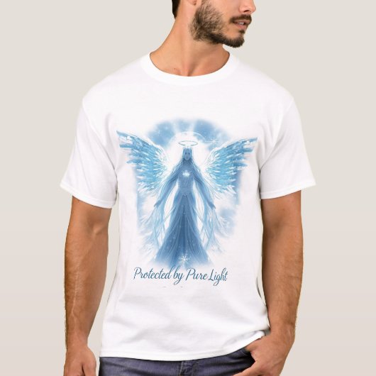 Winter Halo Guardian – Protected by Pure Light  Tシャツ (正面)