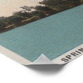 Winter Haven, Florida – ウォータービュー・オブ・春 ポスター (角)