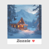 Winter Hearth - Square Vinyl シール (シート)