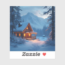 Winter Hearth - Square Vinyl シール