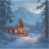 Winter Hearth - Square Vinyl シール (正面)