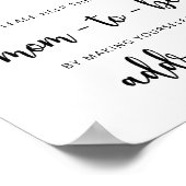 Winter Help the Busy Mom-to-Be Address an Envelope ポスター (角)