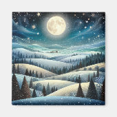 Winter Hillsides マグネット (正面)