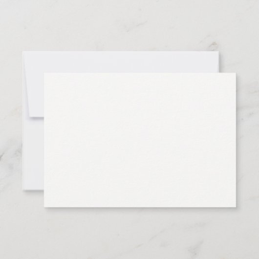 Winter Holiday結婚's 3 Entree RSVP Response (裏面)