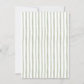 Winter Holiday Brunch Watercolor Pancakes  招待状 (裏面)