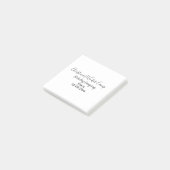 Winter holiday camping custom add name date ポストイット (アングル)