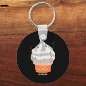 Winter Holiday Ski Christmas X-mas Skiing Skier _2 キーホルダー (正面)