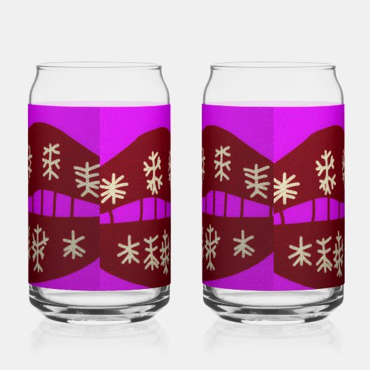 Winter Holiday Smile ガラス缶 (左)