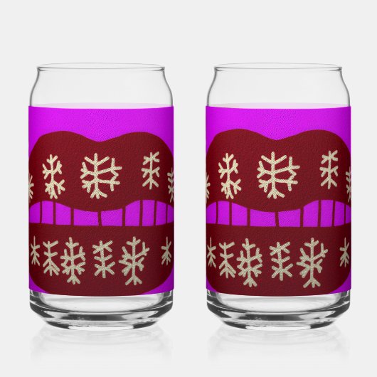 Winter Holiday Smile ガラス缶 (裏面)