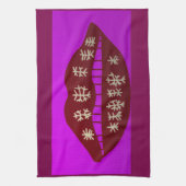 Winter Holiday Smile Kitchen Towel キッチンタオル (縦)