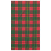 Winter Holiday Tartan pattern  Scottish red green テーブルクロス (正面)