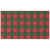 Winter Holiday Tartan pattern  Scottish red green テーブルクロス (正面(横))
