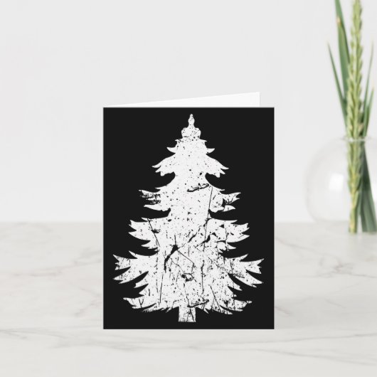 Winter Holidays Vintage Style Distressed Christmas カード (正面)