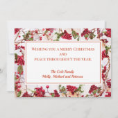 Winter Hollyの写真 シーズンカード (裏面)