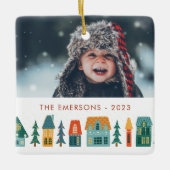 Winter Homeの写真 セラミックオーナメント (正面)