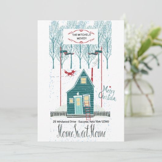 Winter Homeの新しいアドレスのお知らせ 案内状 (スタンド正面)