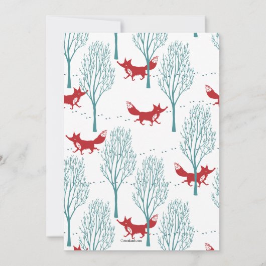 Winter Homeの新しいアドレスのお知らせ 案内状 (裏面)