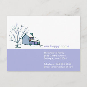 Winter Home Movingのお知らせ 案内ポストカード