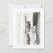 Winter Horse Farm Watercolor (正面)