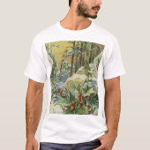 Winter House Vintage Illustration Tシャツ (正面)