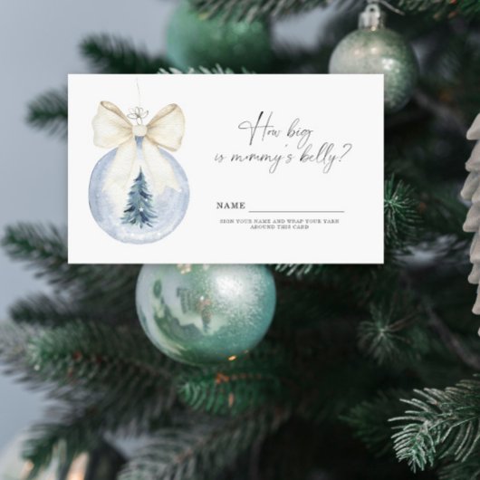 Winter how big is mommy's belly エンクロージャーカード