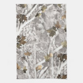 Winter Hunting Camouflage Look キッチンタオル (縦)