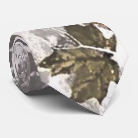 Winter Hunting Camouflage Look ネクタイ (ロール)