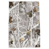 Winter Hunting Camouflage Look ミディアムペーパーバッグ (裏面)