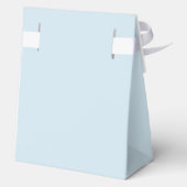 Winter Icy Mountain Snowflake Baby Shower  フェイバーボックス (裏面)