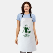 Winter illustration エプロン (着用した状態)