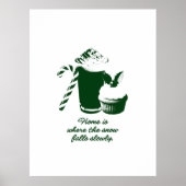 Winter illustration  ポスター (正面)