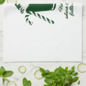 Winter illustration Towel キッチンタオル (折り畳み)